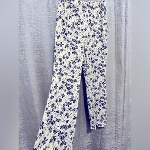 Zara Floral Print Women's Satin Pants